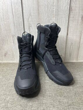 Under Armour Mens Size 14 Valsetz Black Tactical Boots Lightweight Durable Sole